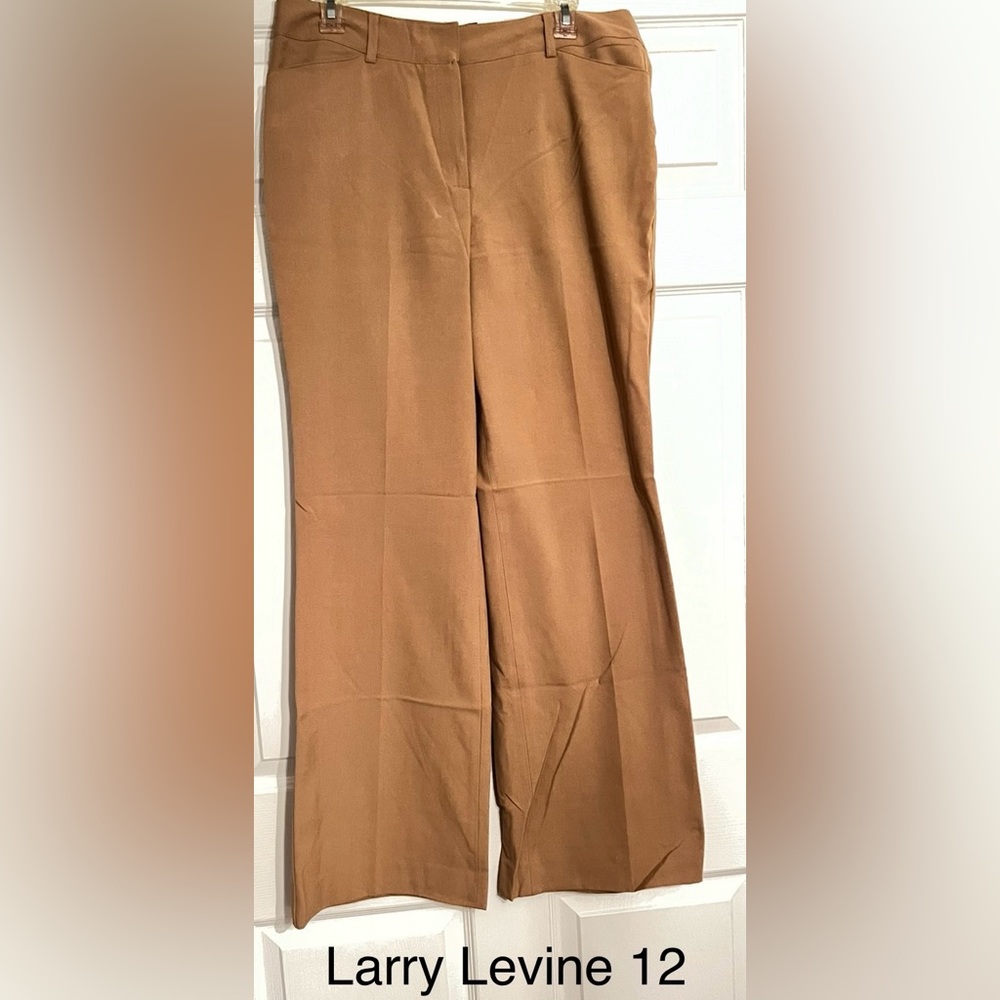 Larry Levine khaki dress pants size 12